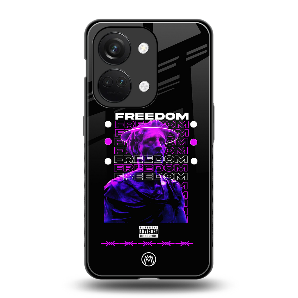 freedom back phone cover | glass case for oneplus nord 3