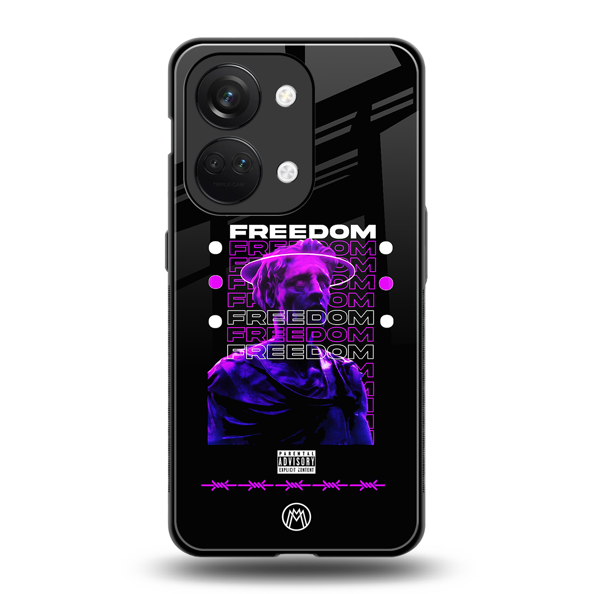 freedom back phone cover | glass case for oneplus nord 3