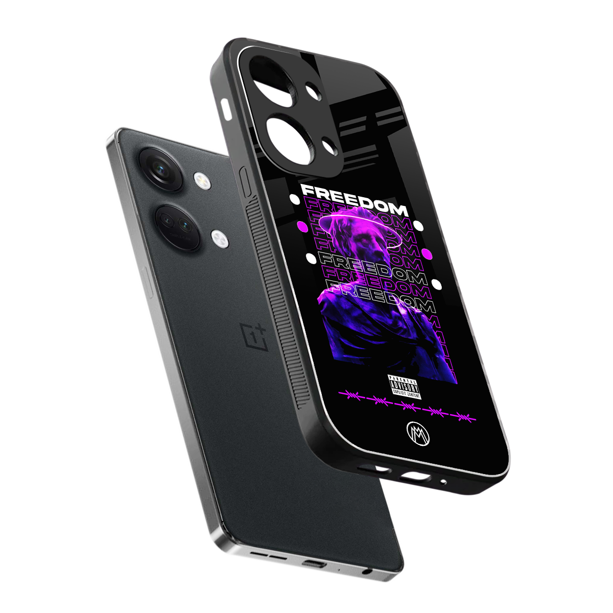 freedom back phone cover | glass case for oneplus nord 3