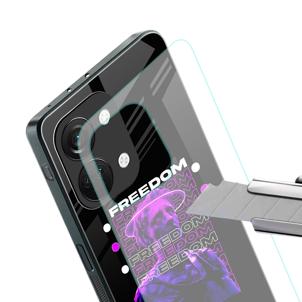freedom back phone cover | glass case for oneplus nord 3