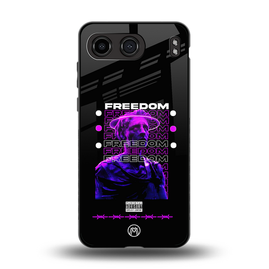 freedom back phone cover | glass case for oneplus nord 4