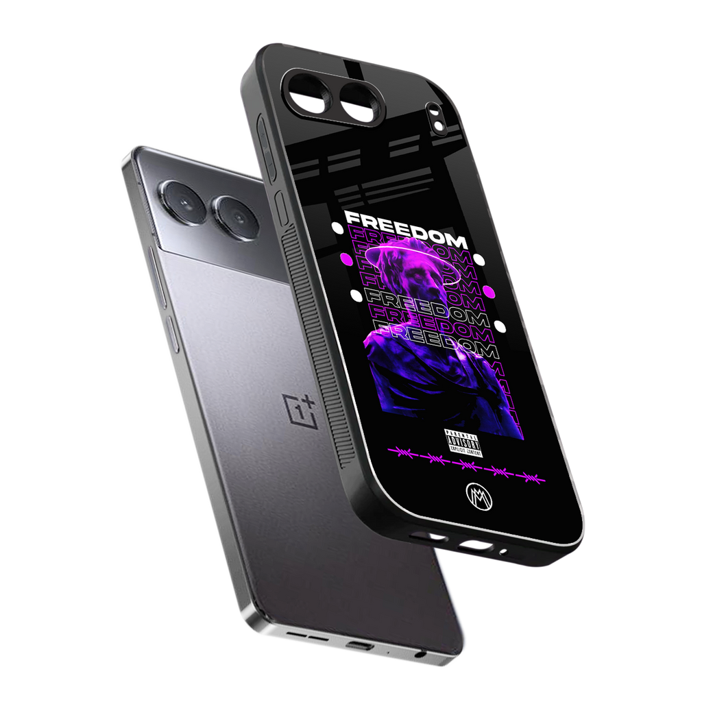 freedom back phone cover | glass case for oneplus nord 4