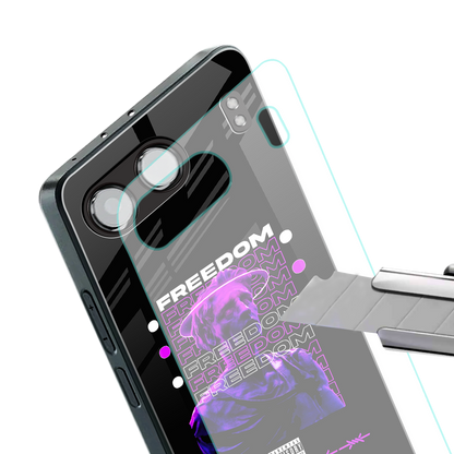 freedom back phone cover | glass case for oneplus nord 4