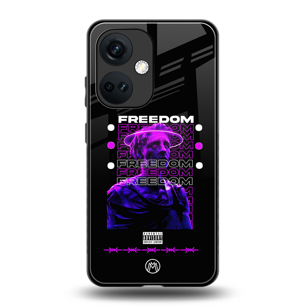 freedom back phone cover | glass case for oneplus nord ce 3