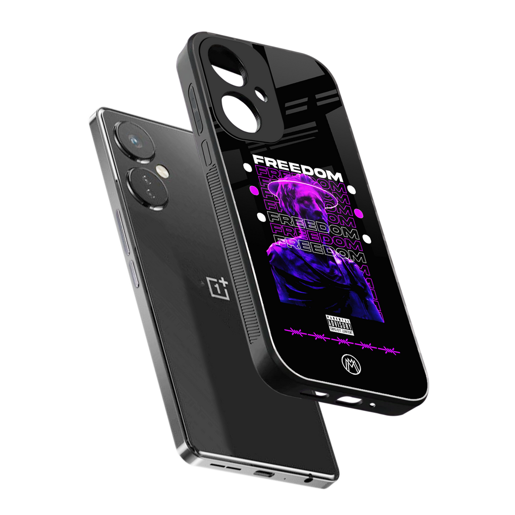 freedom back phone cover | glass case for oneplus nord ce 3