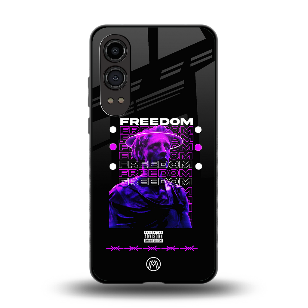 freedom back phone cover | glass case for oneplus nord ce 4 lite