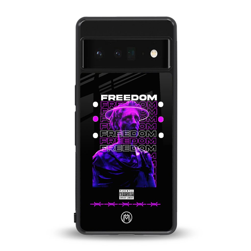 freedom back phone cover | glass case for google pixel 6 pro