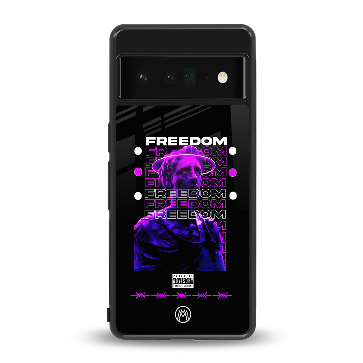 freedom back phone cover | glass case for google pixel 6 pro