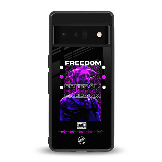 freedom back phone cover | glass case for google pixel 6 pro