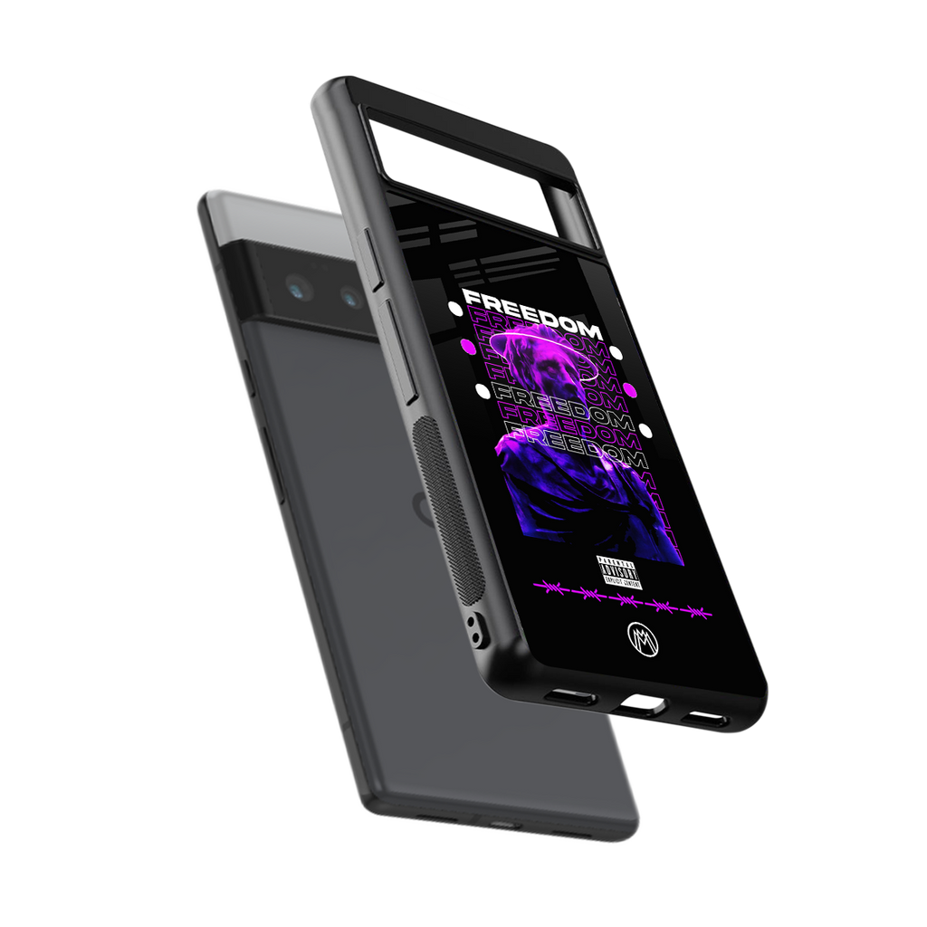 freedom back phone cover | glass case for google pixel 6 pro