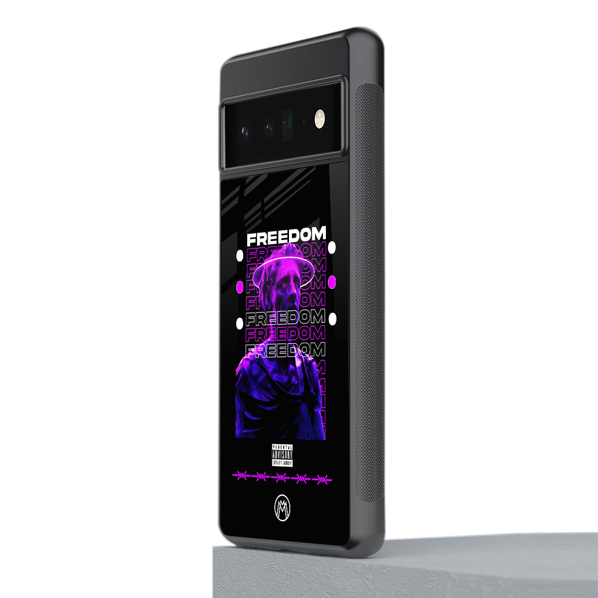 freedom back phone cover | glass case for google pixel 6 pro