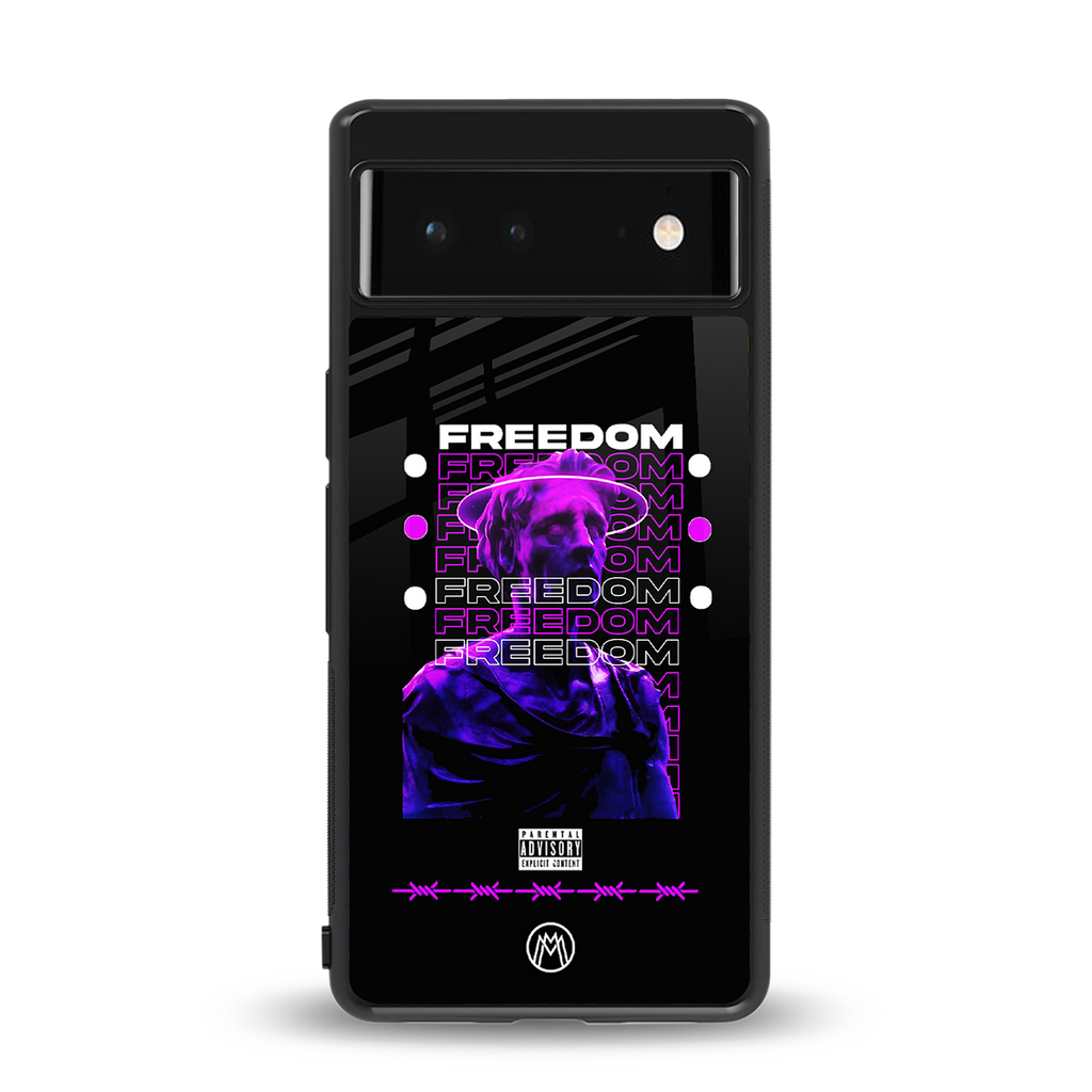 freedom back phone cover | glass case for google pixel 6