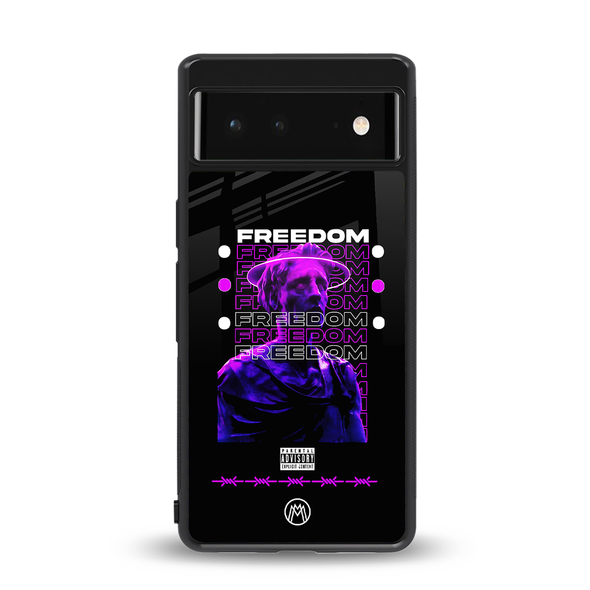 freedom back phone cover | glass case for google pixel 6