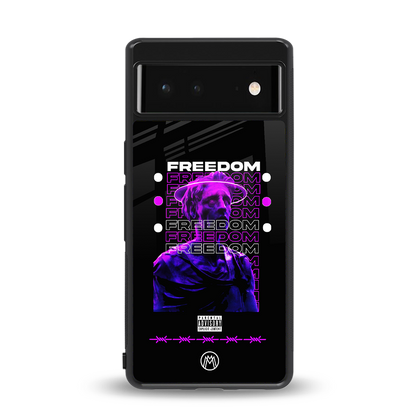 freedom back phone cover | glass case for Google Pixel 6A