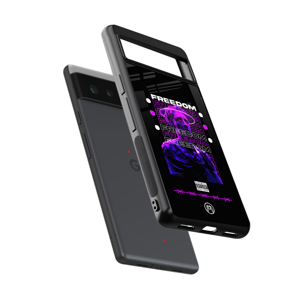 freedom back phone cover | glass case for google pixel 6