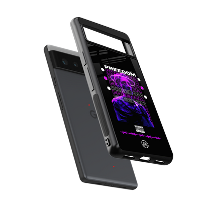 freedom back phone cover | glass case for Google Pixel 6A