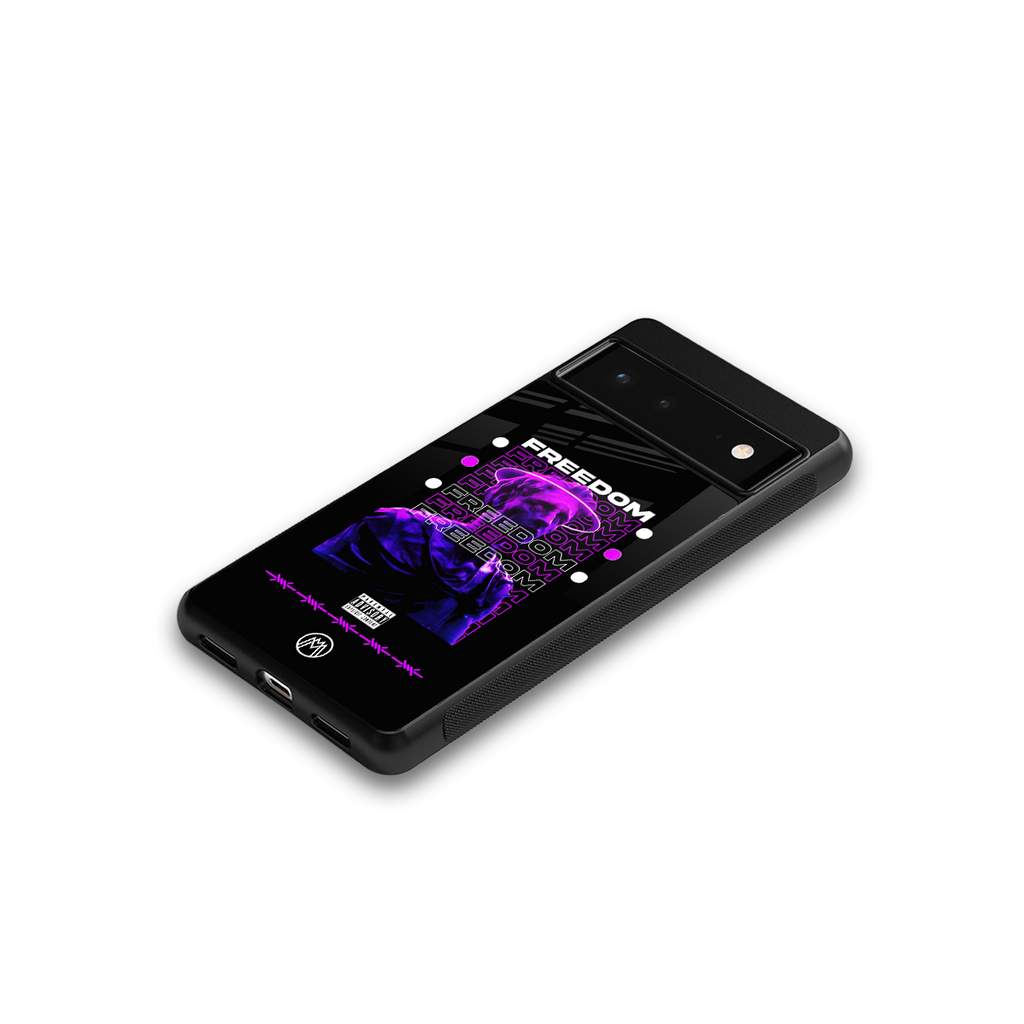 freedom back phone cover | glass case for google pixel 6
