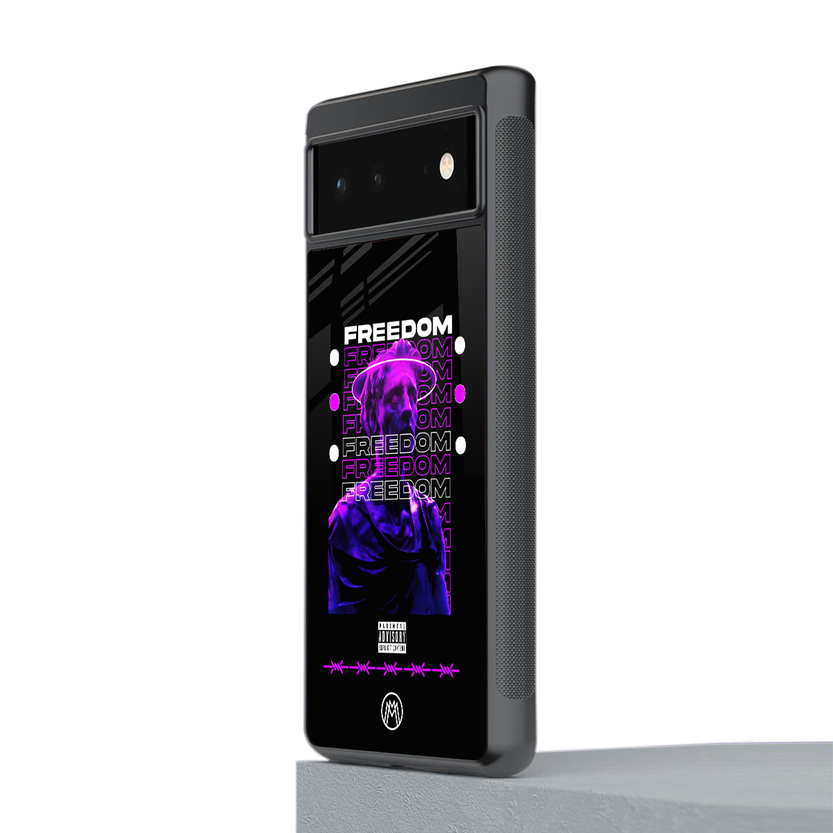 freedom back phone cover | glass case for google pixel 6