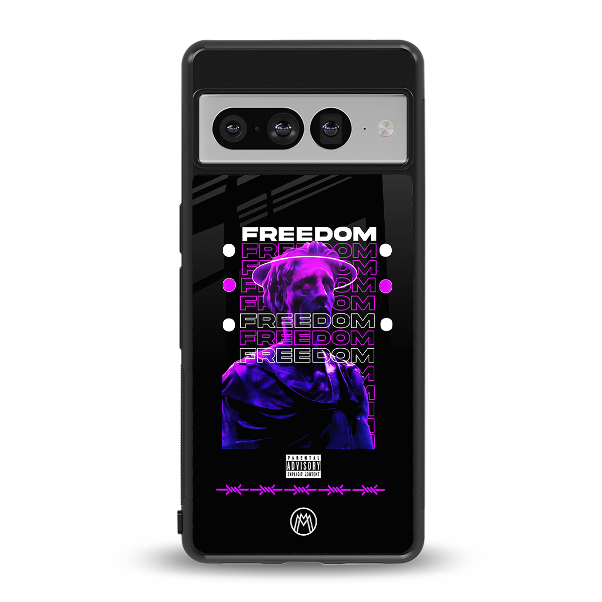 freedom back phone cover | glass case for google pixel 7 pro