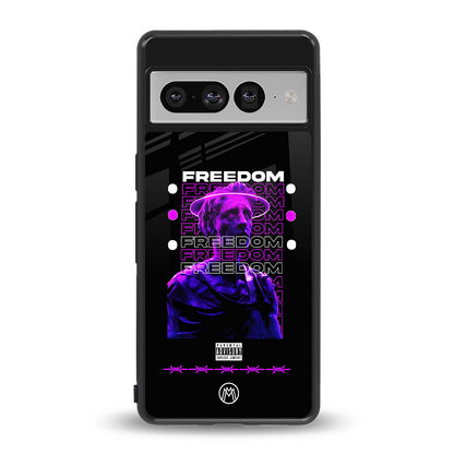 freedom back phone cover | glass case for google pixel 7 pro