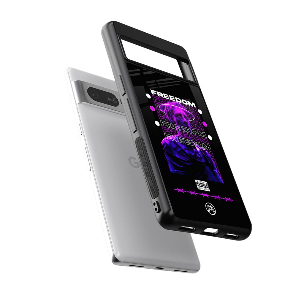 freedom back phone cover | glass case for google pixel 7 pro
