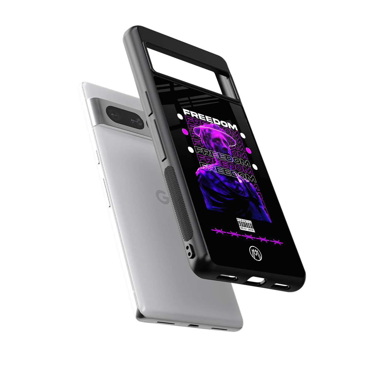 freedom back phone cover | glass case for google pixel 7 pro