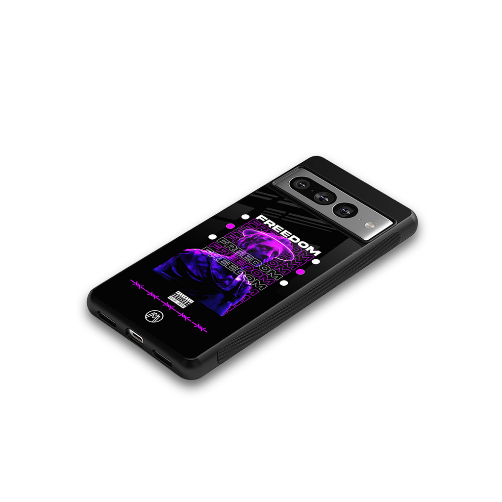 freedom back phone cover | glass case for google pixel 7 pro