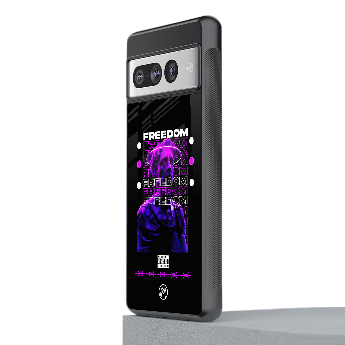 freedom back phone cover | glass case for google pixel 7 pro