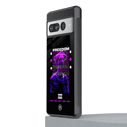 freedom back phone cover | glass case for google pixel 7 pro