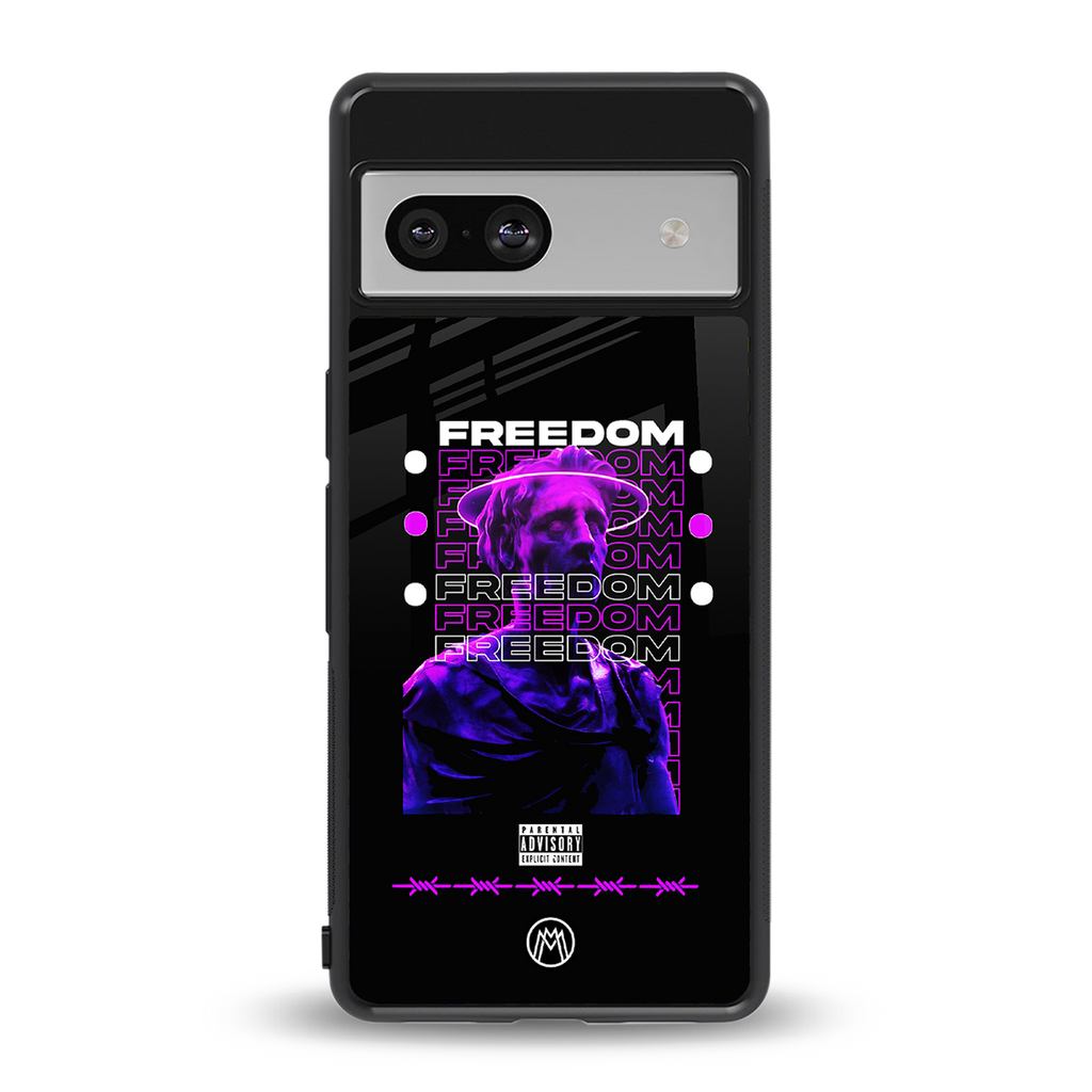 freedom back phone cover | glass case for Google Pixel 7
