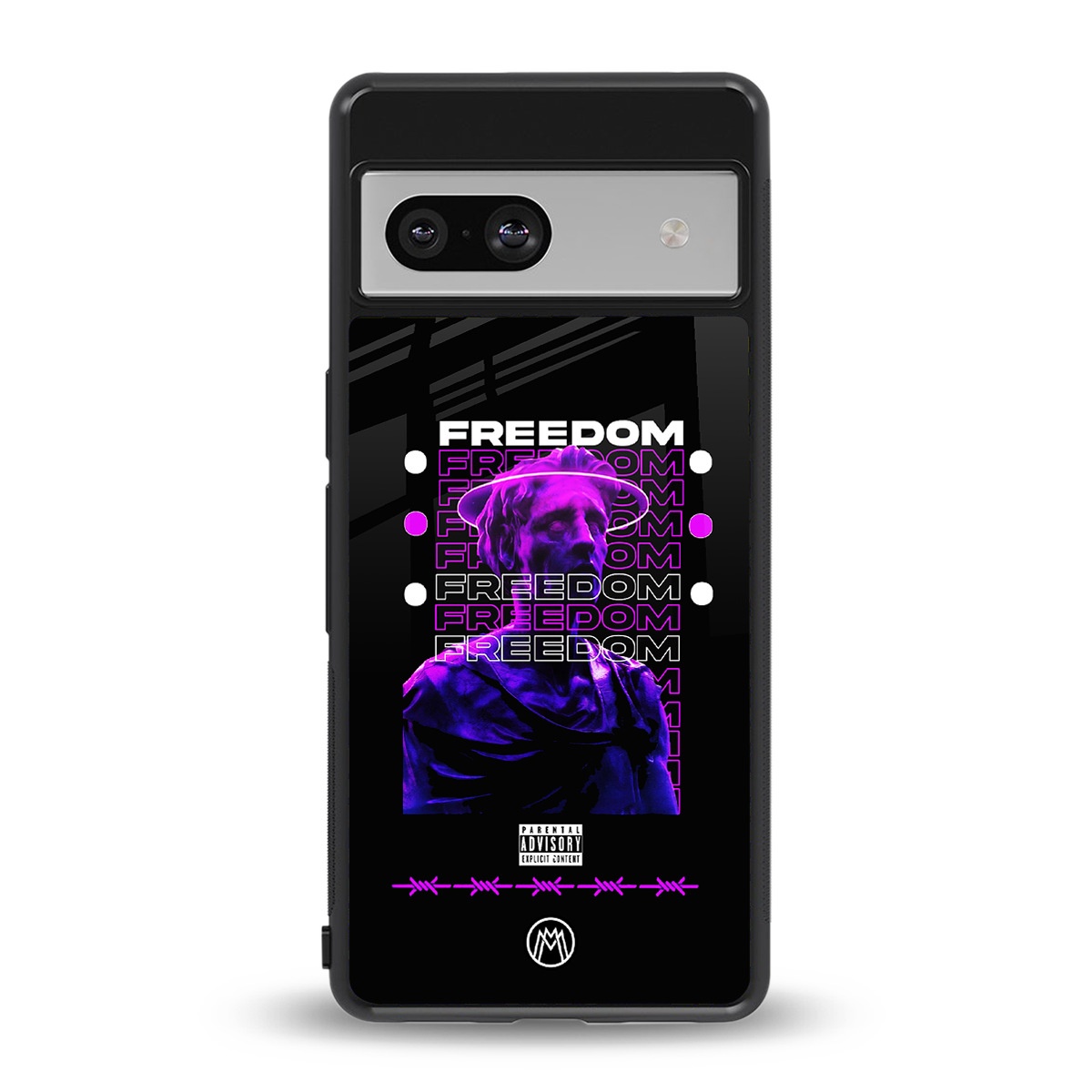 freedom back phone cover | glass case for Google Pixel 7A