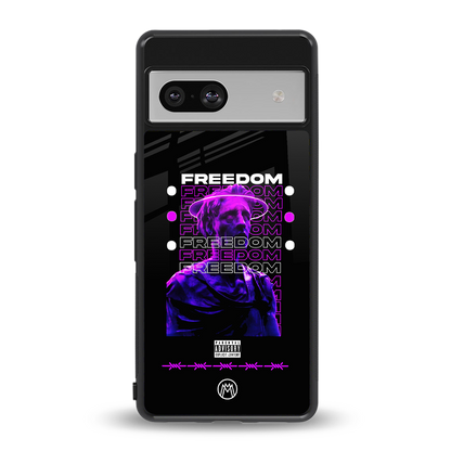 freedom back phone cover | glass case for Google Pixel 7A