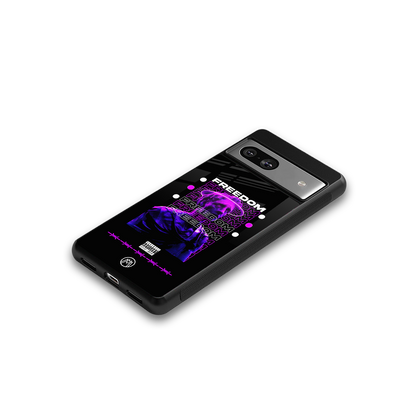 freedom back phone cover | glass case for Google Pixel 7A