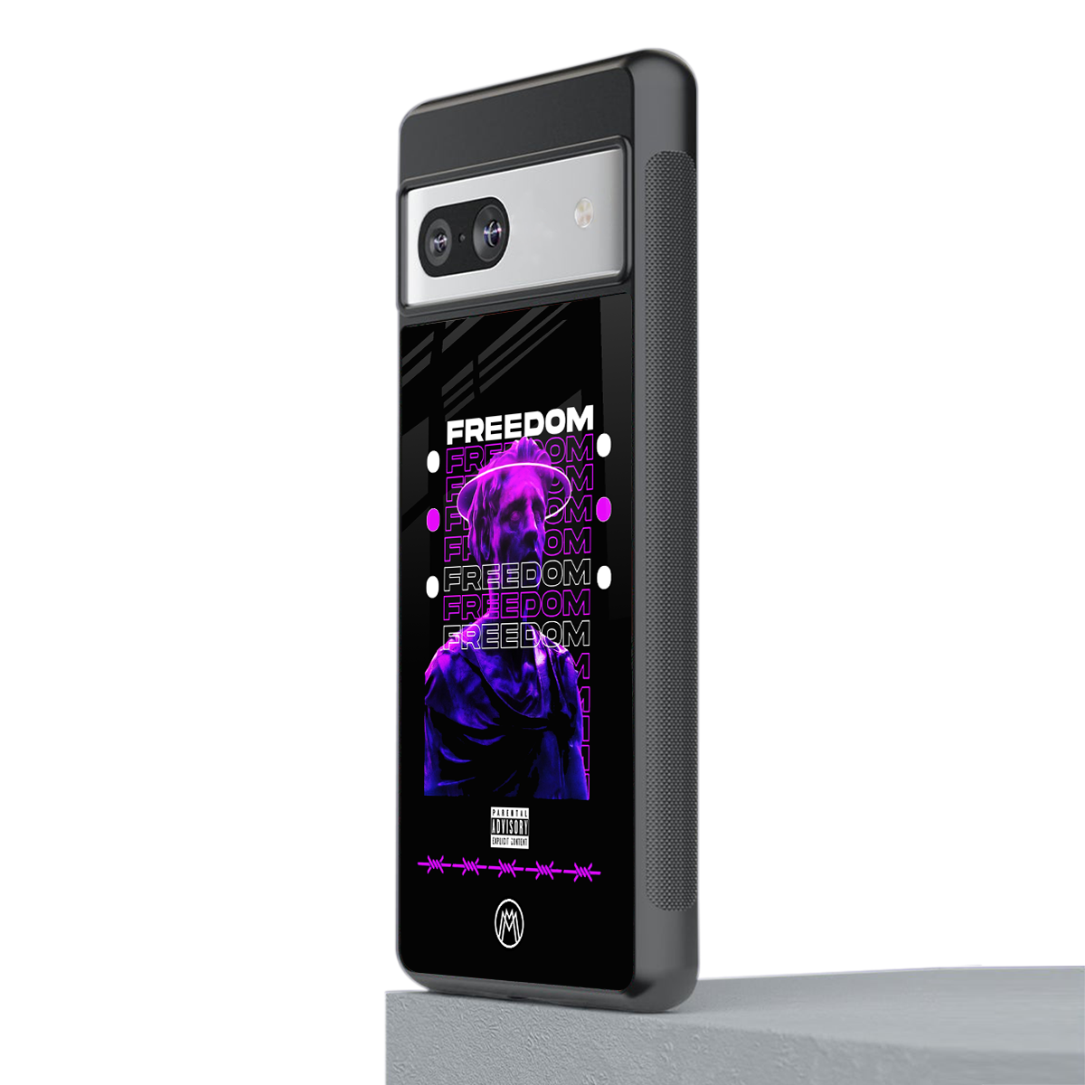 freedom back phone cover | glass case for Google Pixel 7A