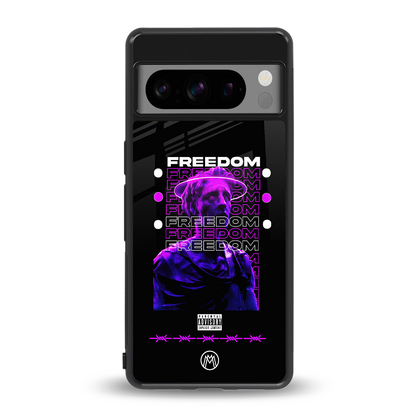 freedom back phone cover | glass case for google pixel 8 pro