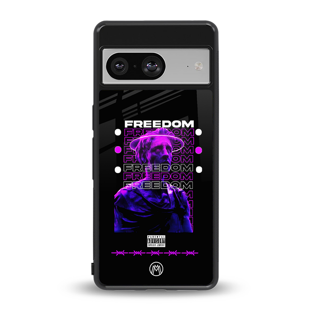 freedom back phone cover | glass case for Google Pixel 8