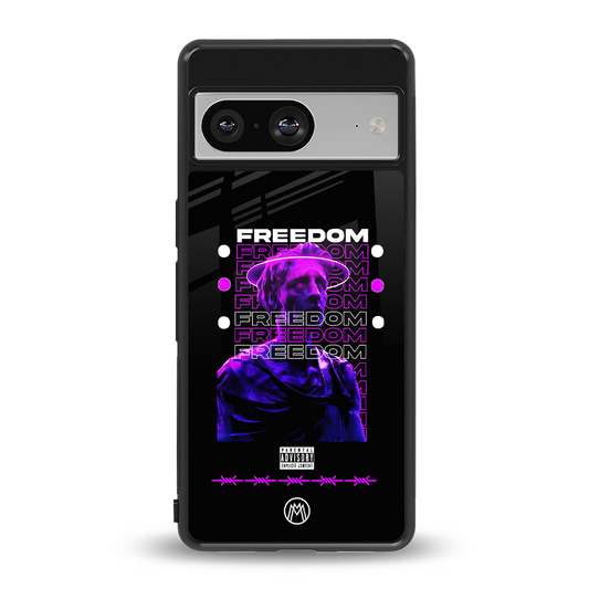 freedom back phone cover | glass case for Google Pixel 8