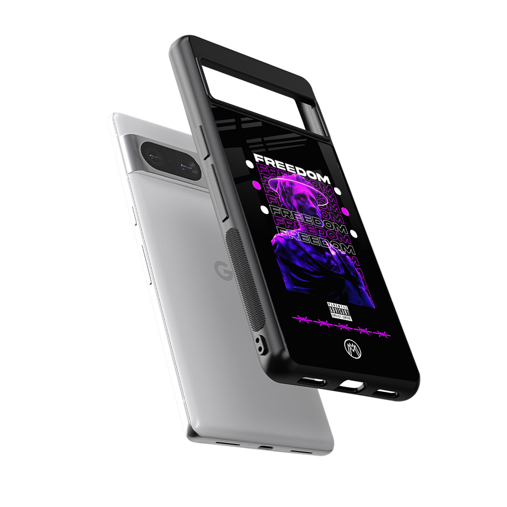 freedom back phone cover | glass case for Google Pixel 8