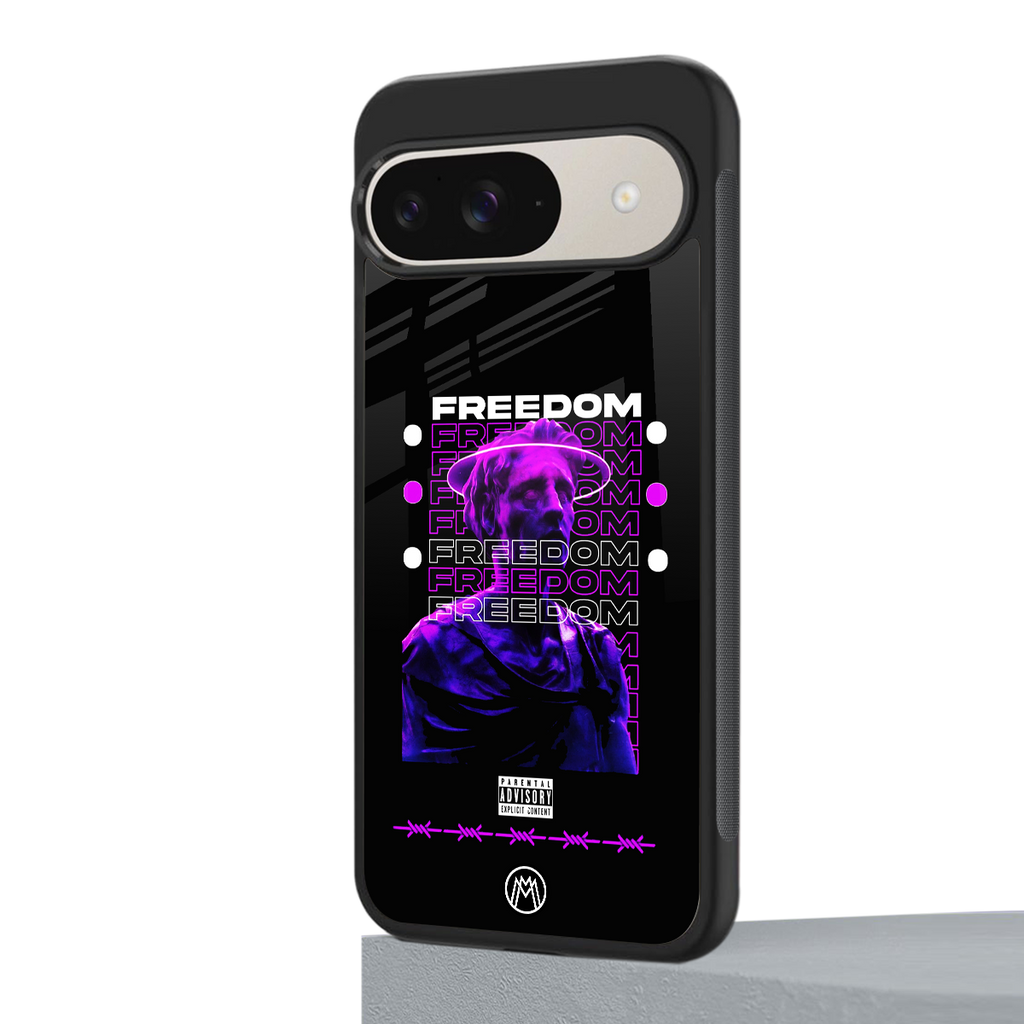 freedom back phone cover | glass case for google pixel 9