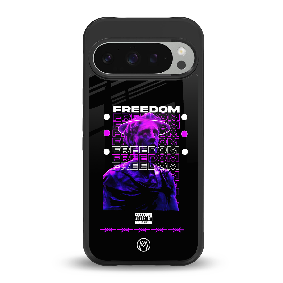freedom back phone cover | glass case for google pixel 9 pro xl