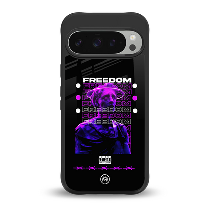 freedom back phone cover | glass case for google pixel 9 pro xl