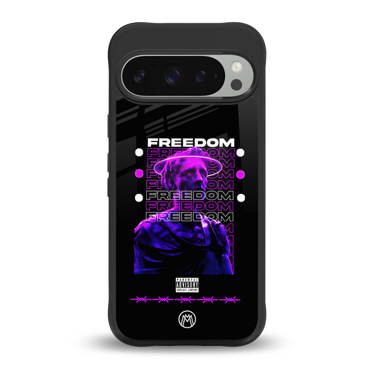 freedom back phone cover | glass case for google pixel 9 pro xl