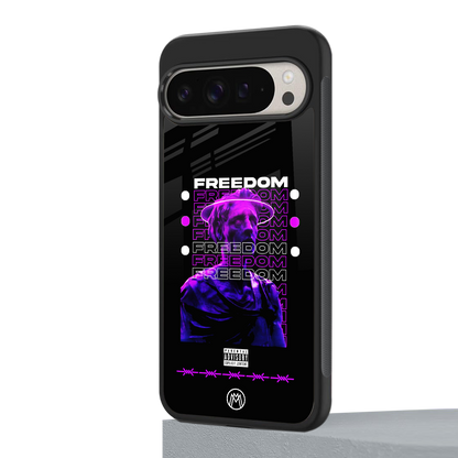 freedom back phone cover | glass case for google pixel 9 pro xl
