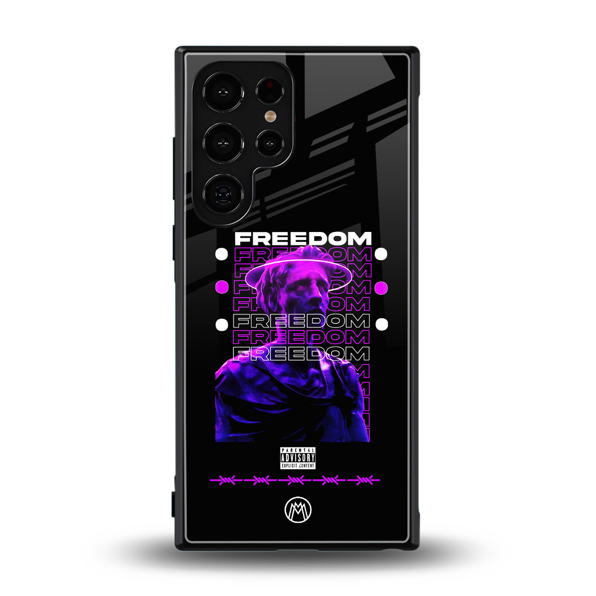 freedom back phone cover | glass case for samsung galaxy s24 ultra
