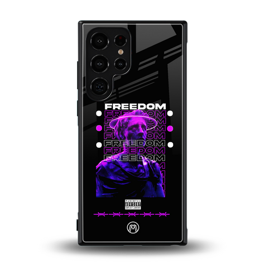 freedom back phone cover | glass case for samsung galaxy s23 ultra