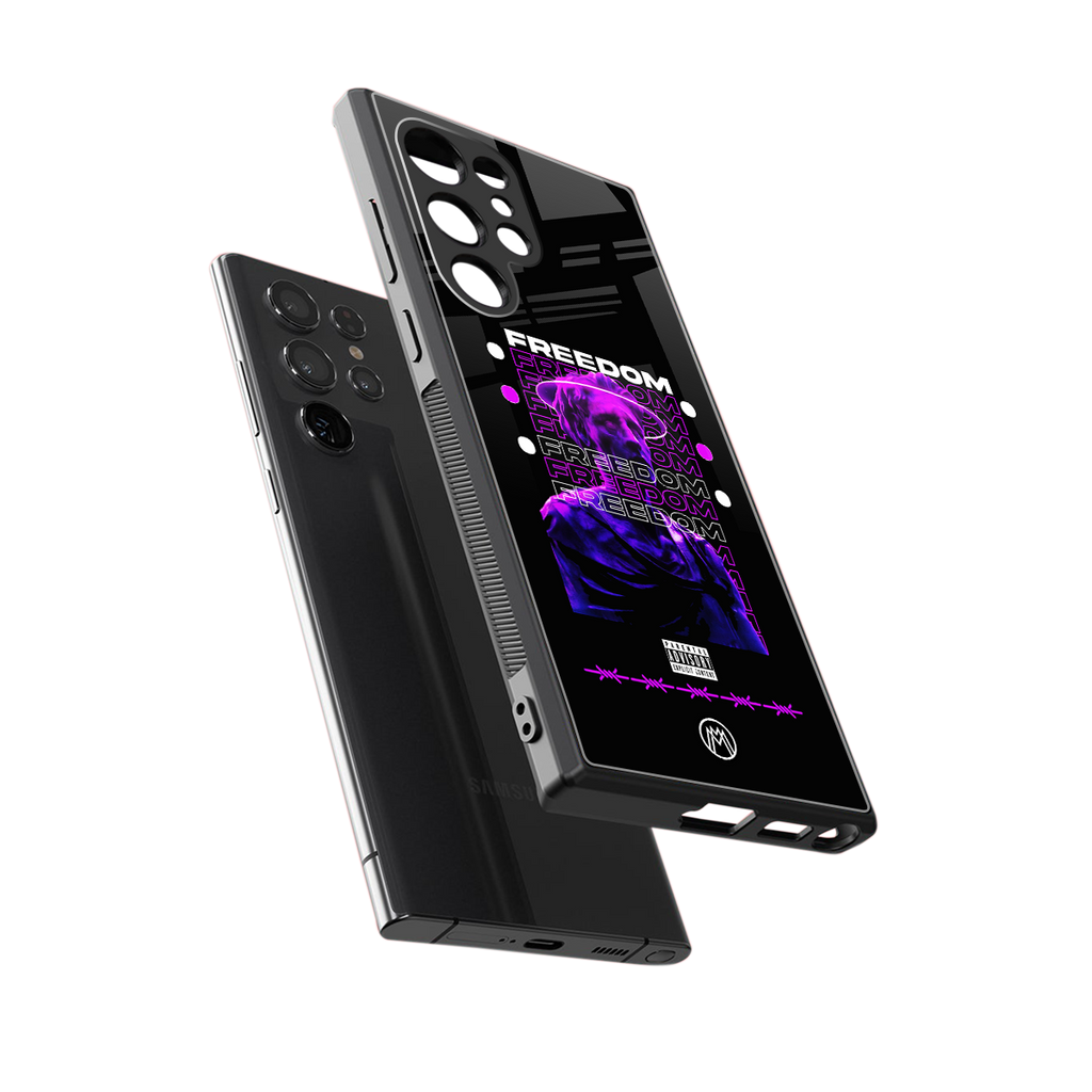 freedom back phone cover | glass case for samsung galaxy s23 ultra