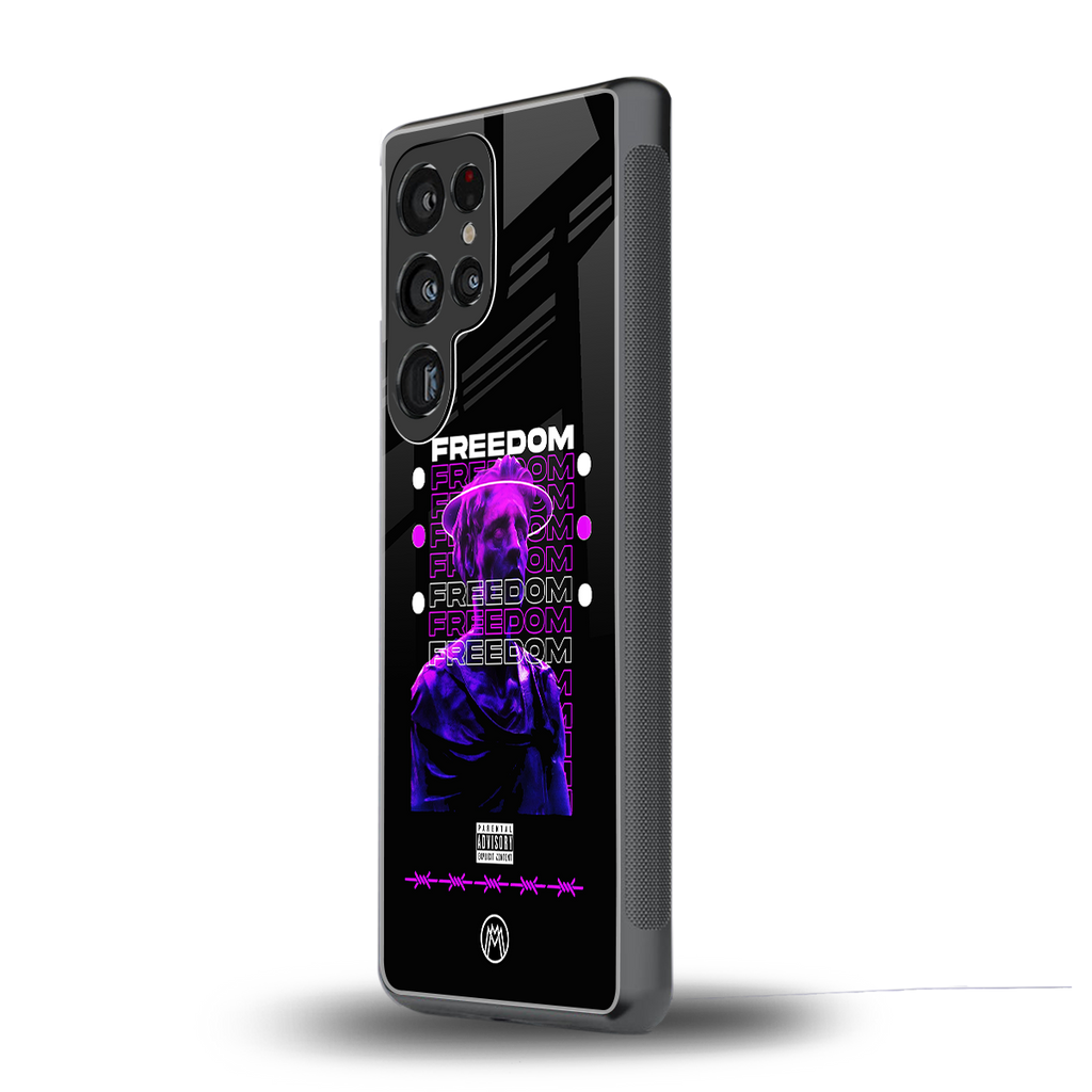 freedom back phone cover | glass case for samsung galaxy s25 ultra