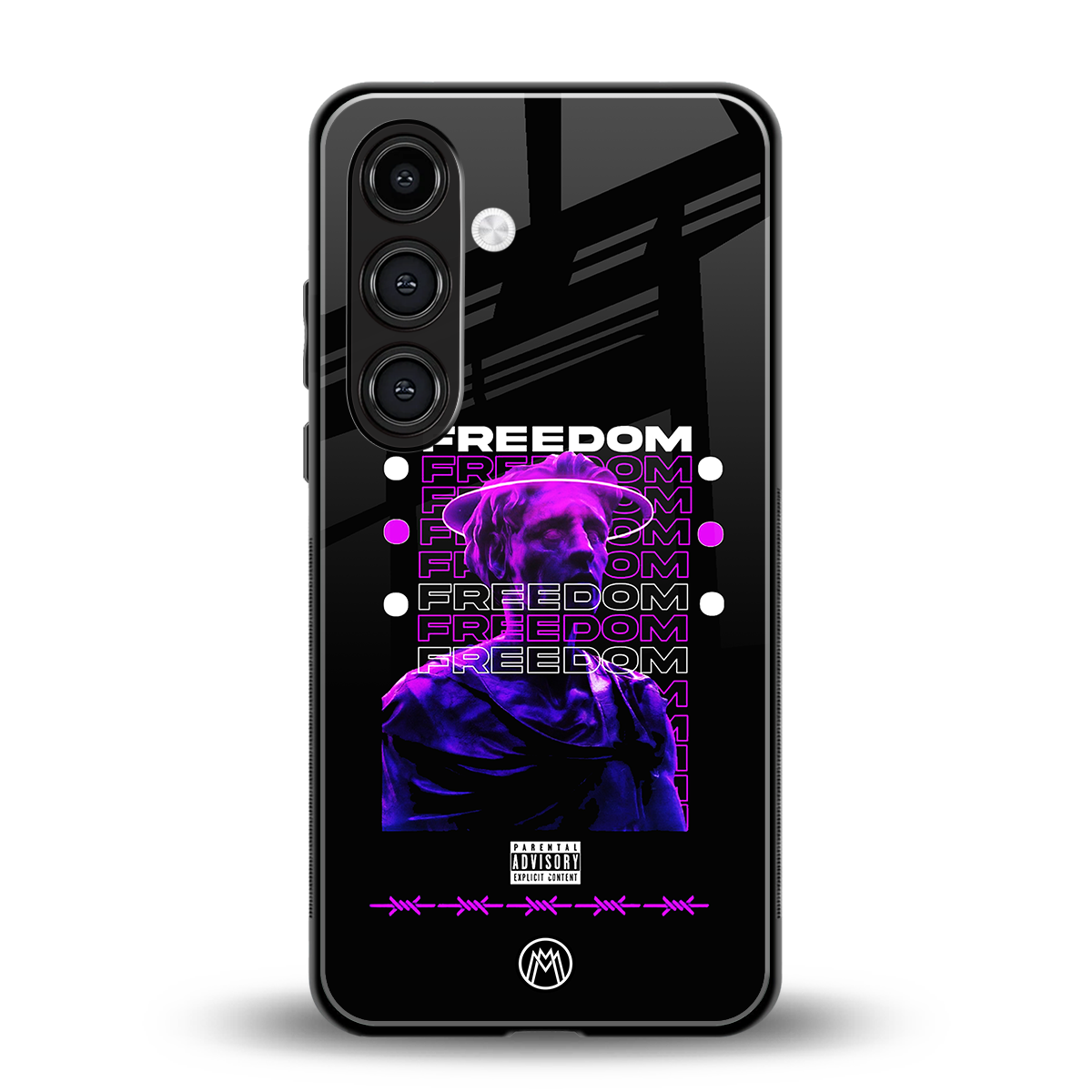 freedom back phone cover | glass case for samsung galaxy s23 plus