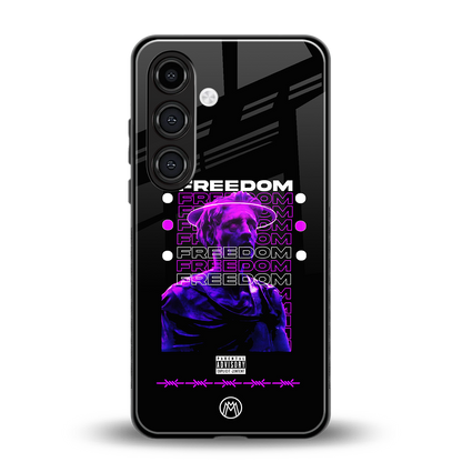 freedom back phone cover | glass case for samsung galaxy s24 plus