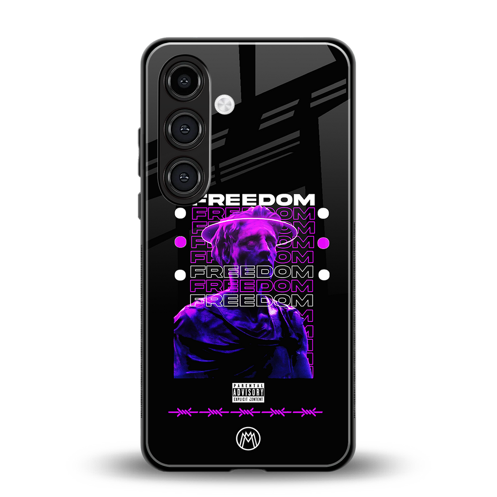 freedom back phone cover | glass case for samsung galaxy s25